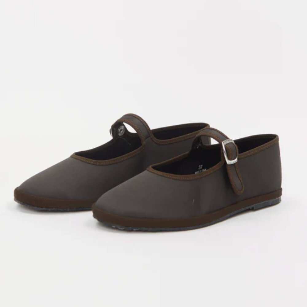 Drogheria Crivellini Exclusive Mary Jane Pasj Moire Tailormade — Brown